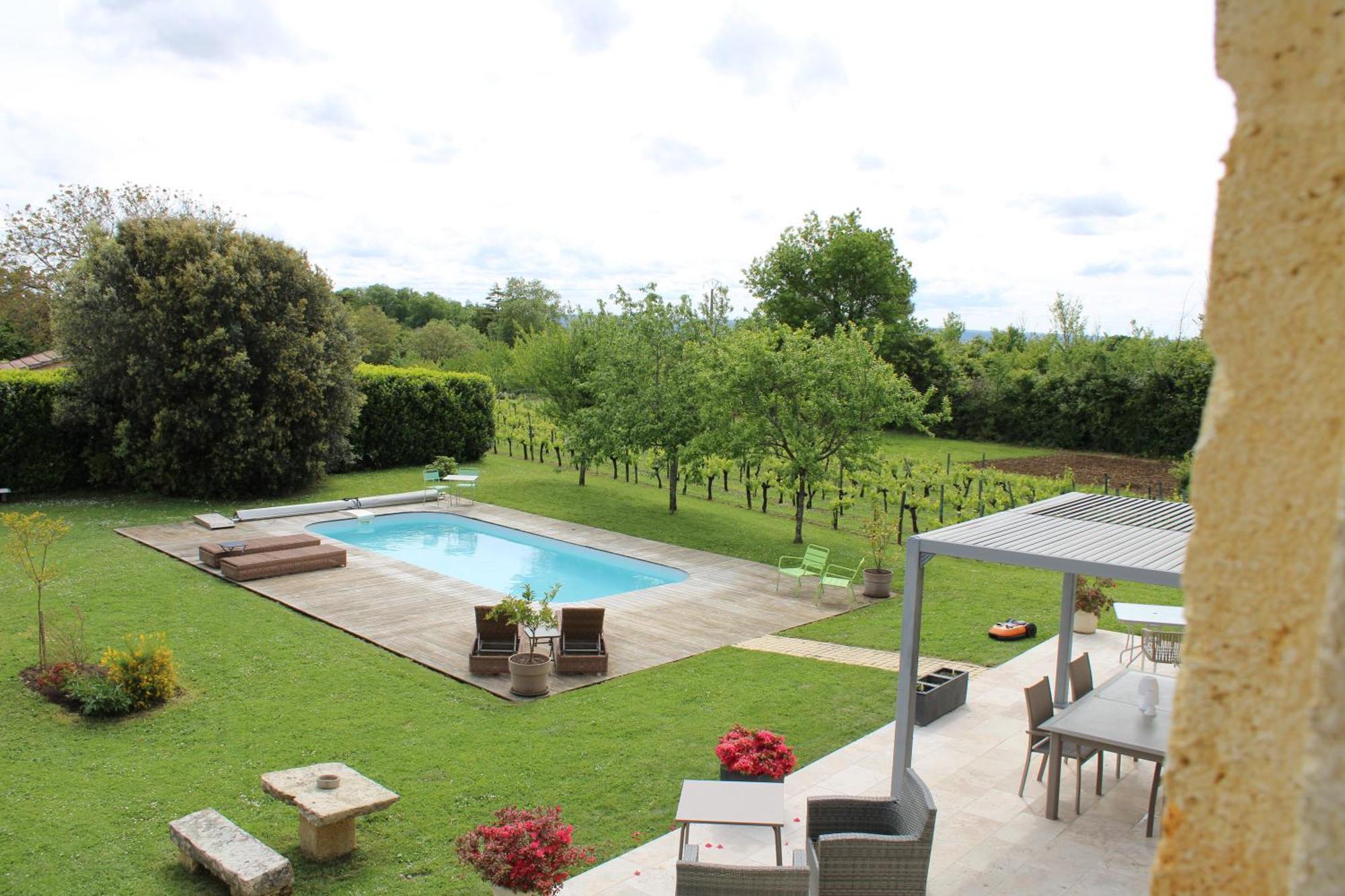 La Vigneraie De Laura Bed & Breakfast Sainte-Colombe  Екстериор снимка